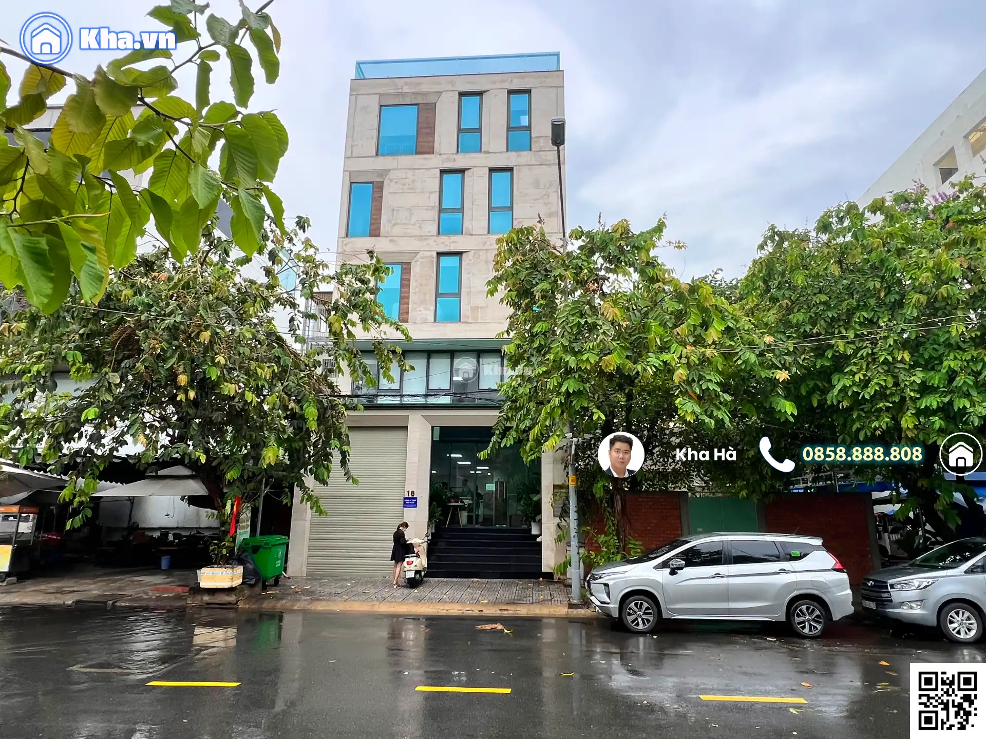 Bán Toà Văn Phòng 8×19=150m2 – Trần Não, Bình An Quận 2 – 5 tầng vị trí đẹp cho thuê 7500USD/tháng