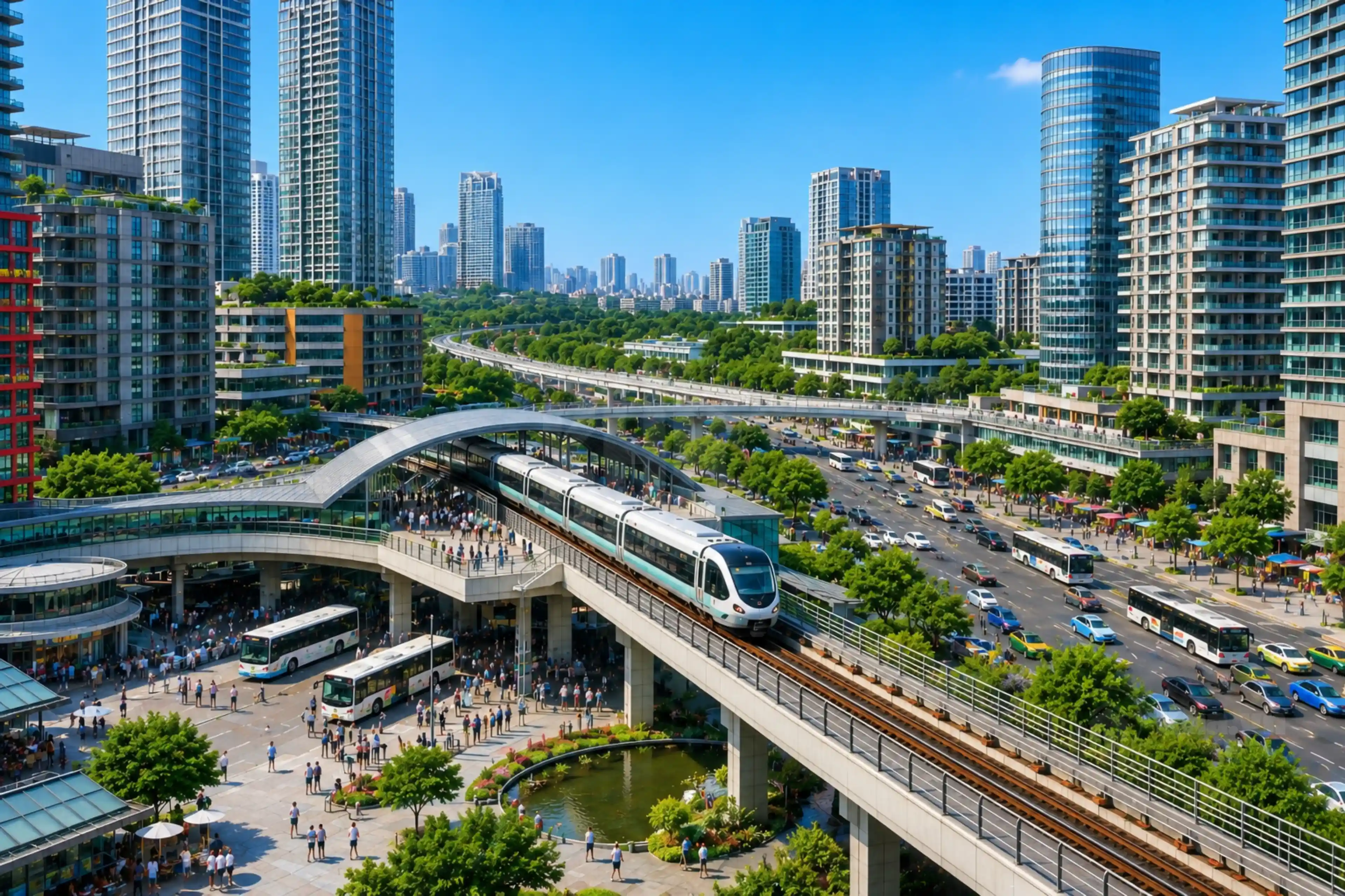 Ga tàu điện Metrol Bến Thành - Thủ Thiêm