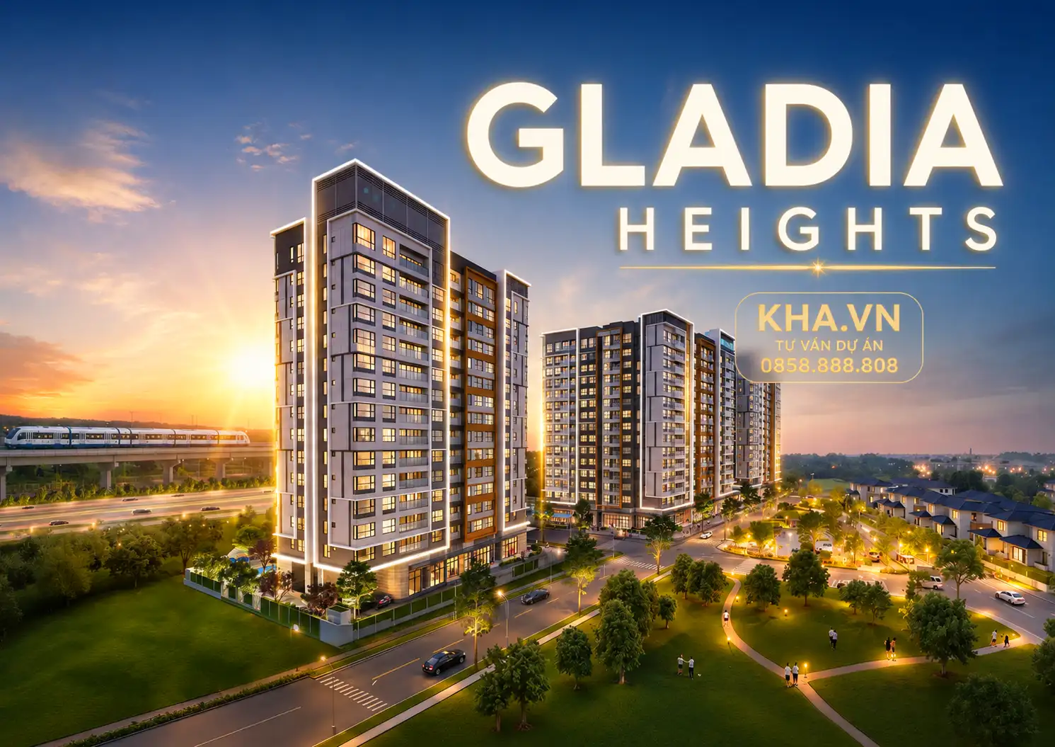 Phối cảnh dự án Gladia Heights