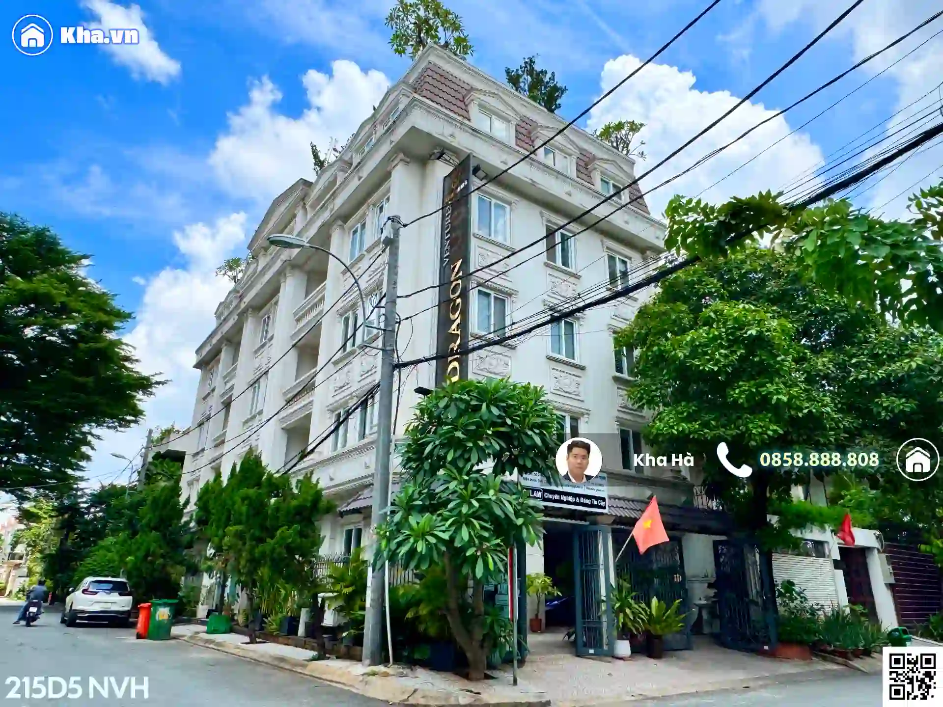 Bán nhà góc 215 D5 Nguyễn Văn Hưởng – Khu biệt thự ven sông Thảo Điền
