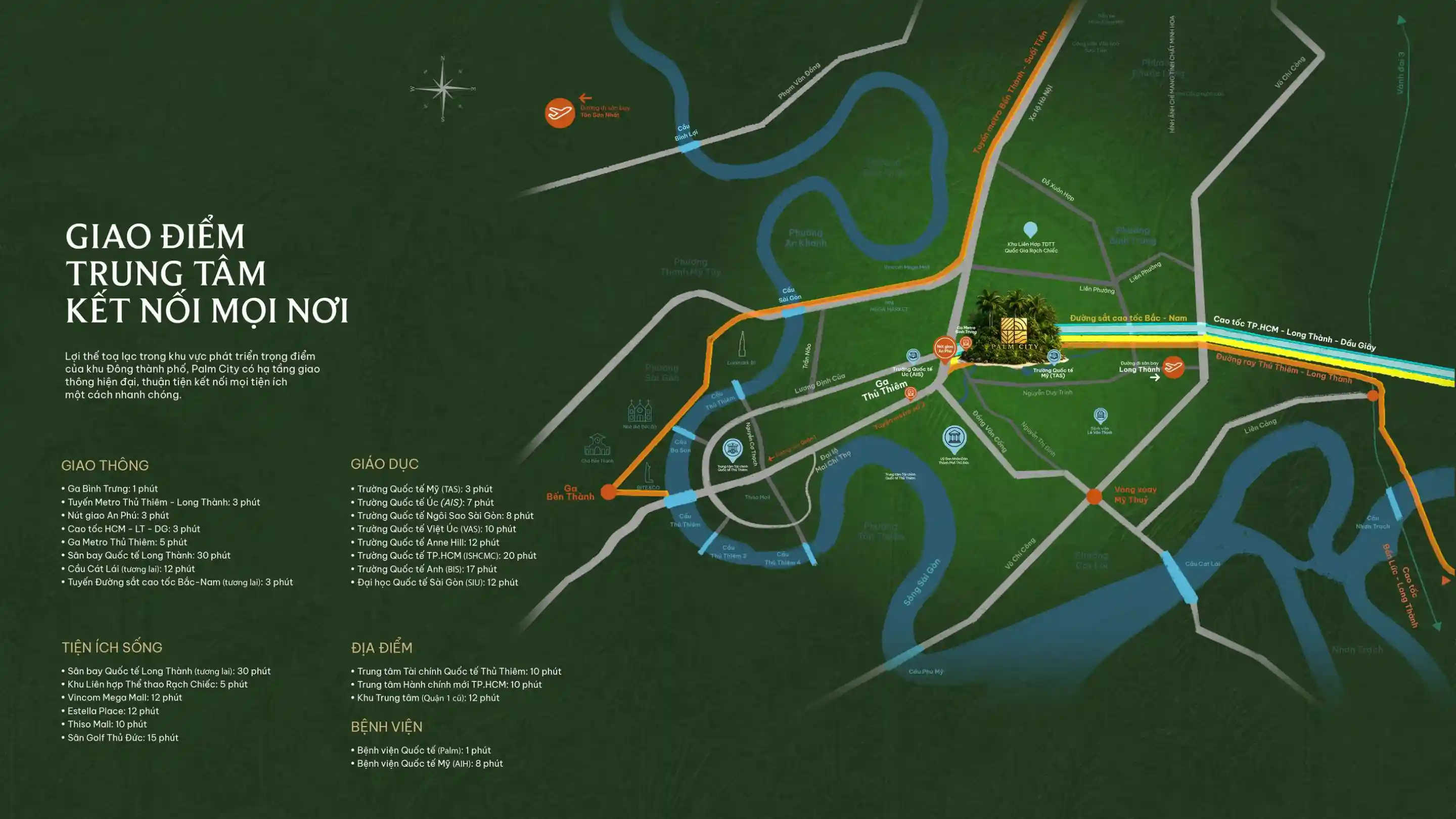 vi tri Palm City tai Nam Rach Chiec TPHCM Vị trí Palm City