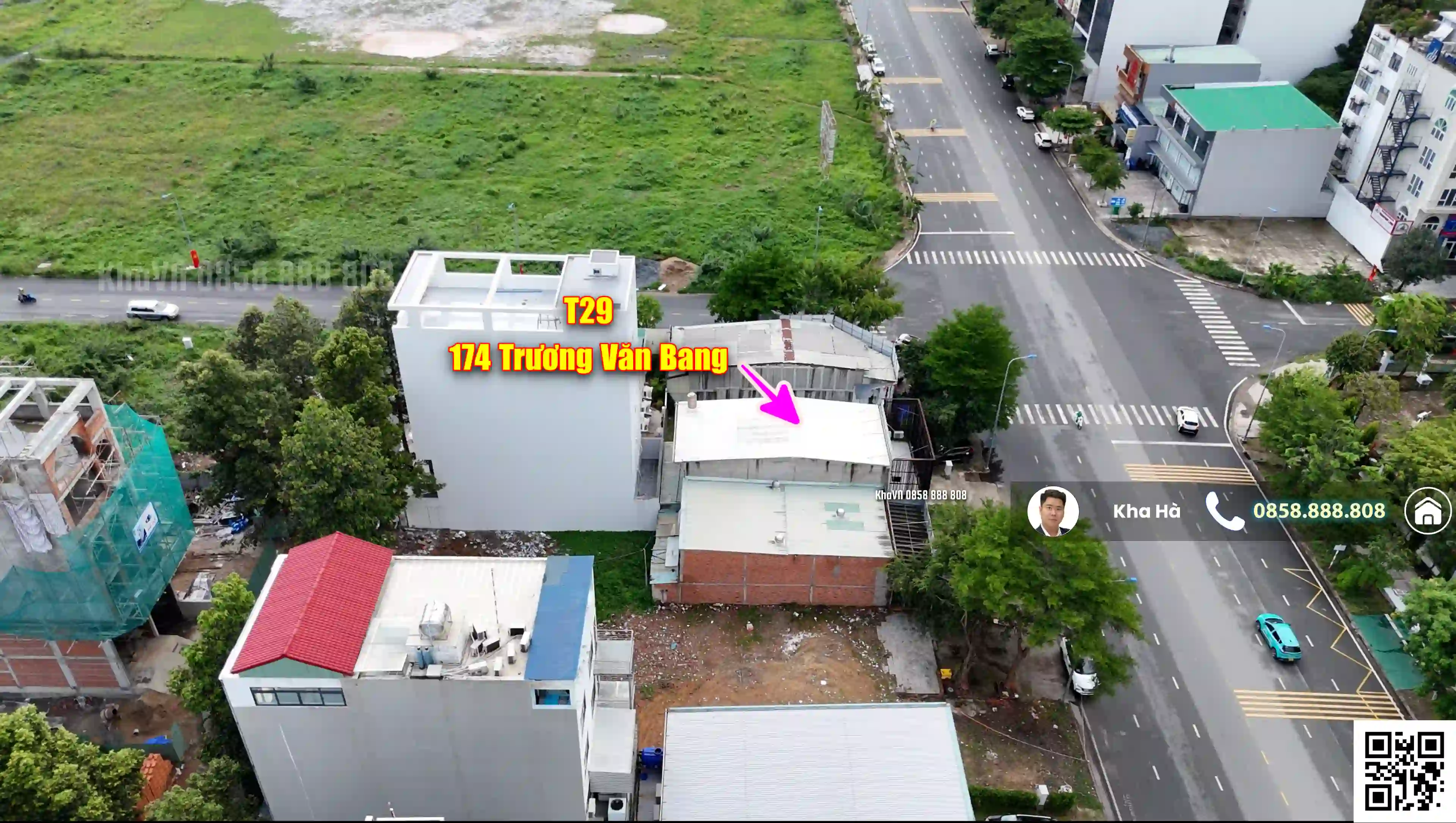 Bán đất 174 Trương Văn Bang – GPXD Hầm 7 tầng – T29 KDC Huy Hoàng TML